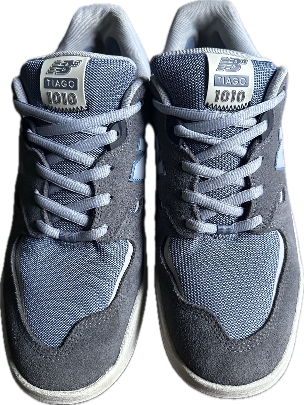 New Balance Men’s Gray and Light Blue Tiago 1010 Sneakers